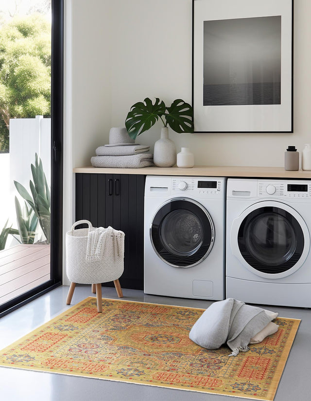 Beige 10' x 11' 4 Palace Rectangle Rug