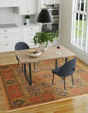 Beige 10' x 11' 4 Palace Rectangle Rug