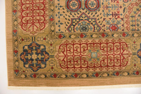 Beige 10' x 11' 4 Palace Rectangle Area Rug Traditional Motif Design 100% Polypropylene Majestic Carpet for Elegant Interior Decorating for Sale at Rug Engine