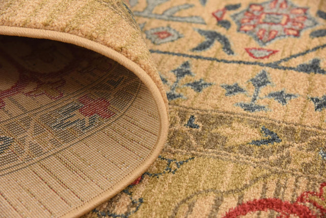 Beige 10' x 11' 4 Palace Rectangle Area Rug