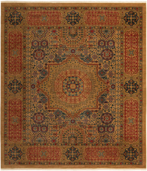 Beige 10' x 11' 4 Palace Rectangle Area Rug