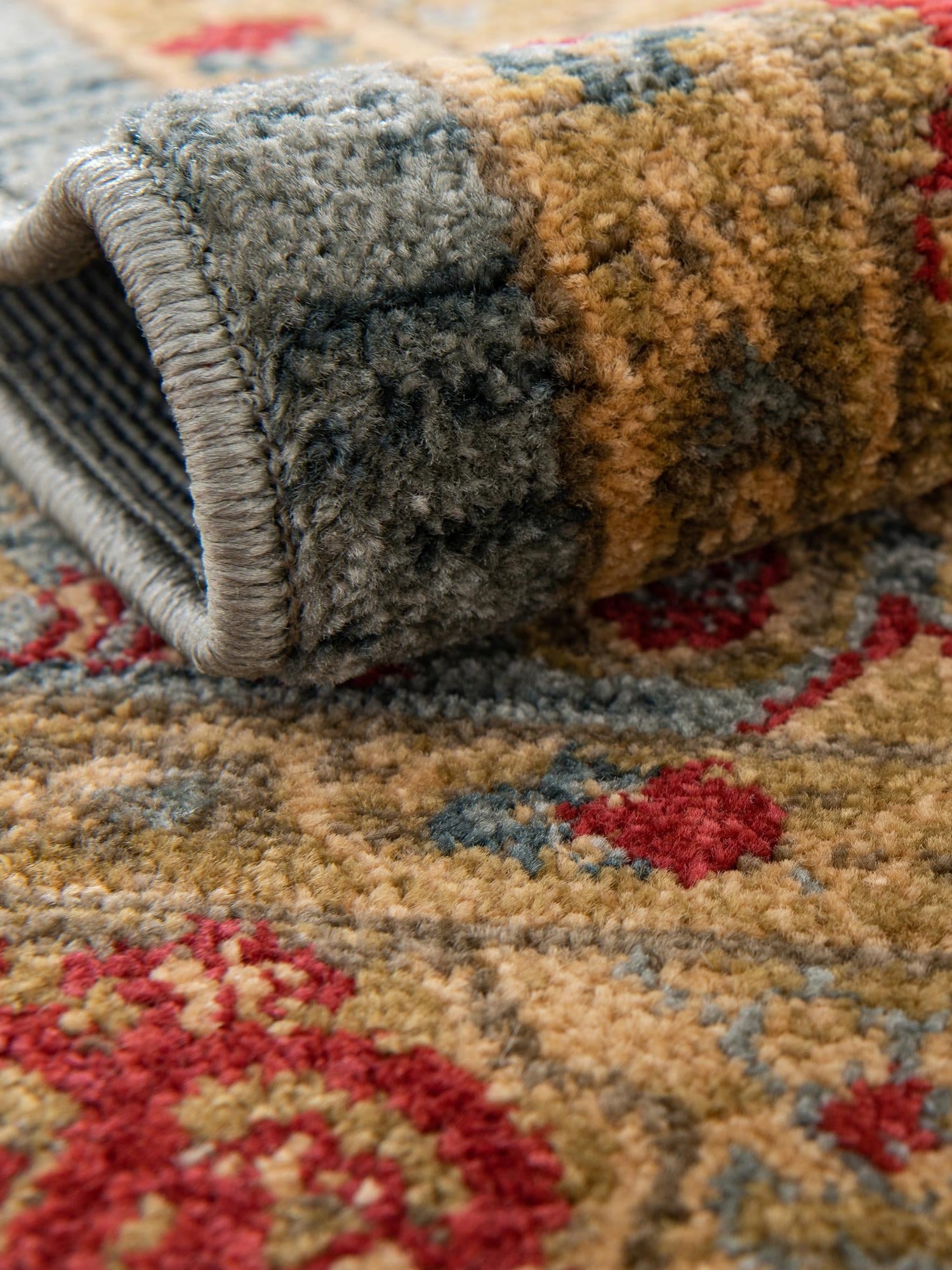 Light Blue 7' 1 x 10' Palace Rectangle Area Rug