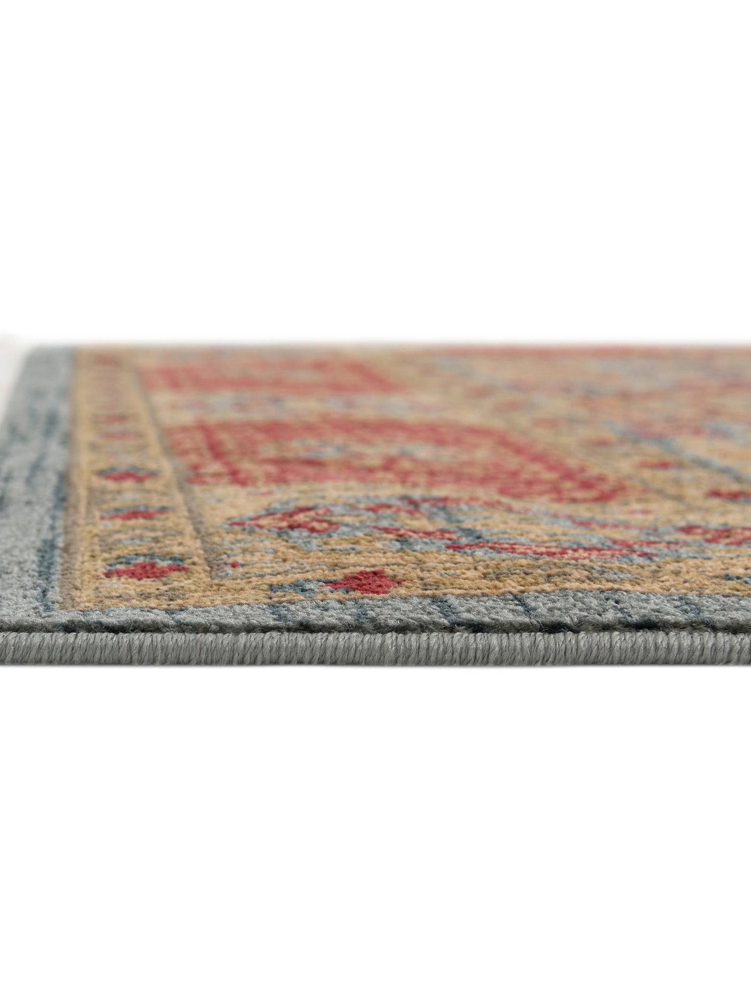 Light Blue 8' x 11' Palace Rectangle Area Rug