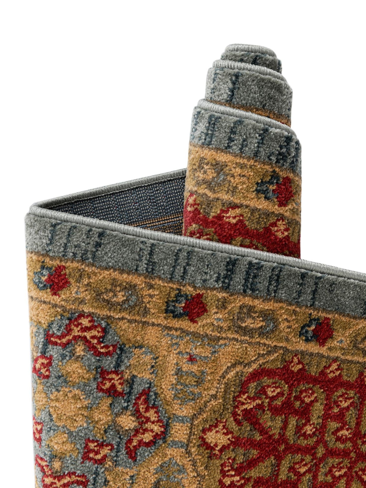 Light Blue 9' x 12' Palace Rectangle Area Rug