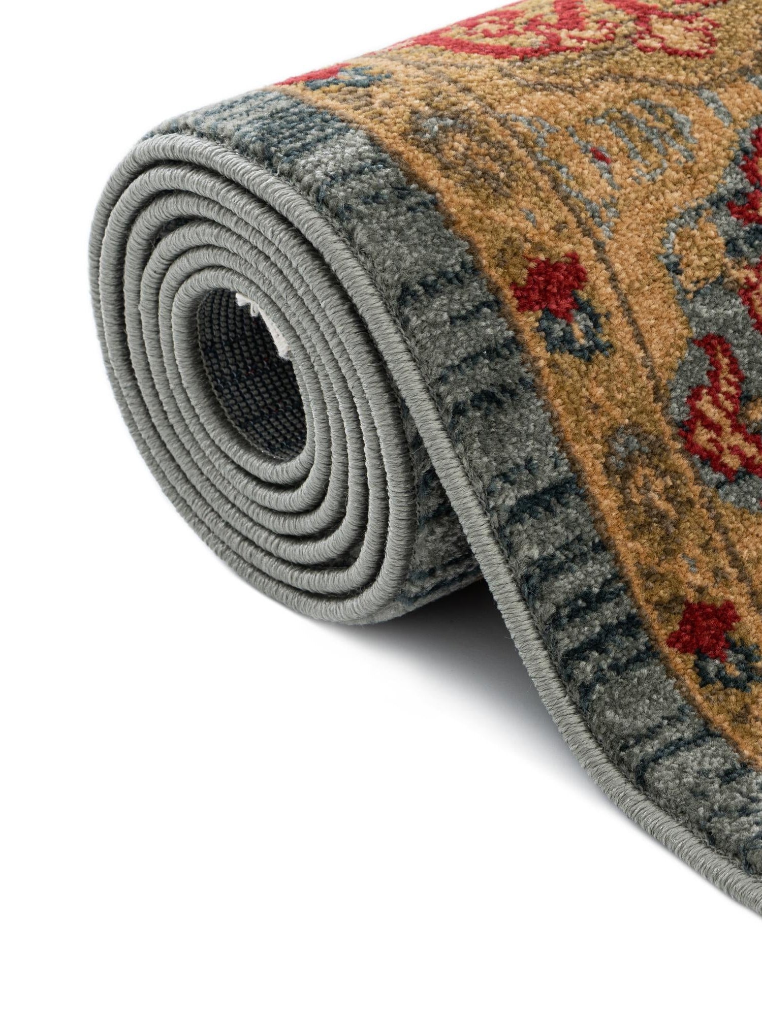 Light Blue 9' x 12' Palace Rectangle Area Rug