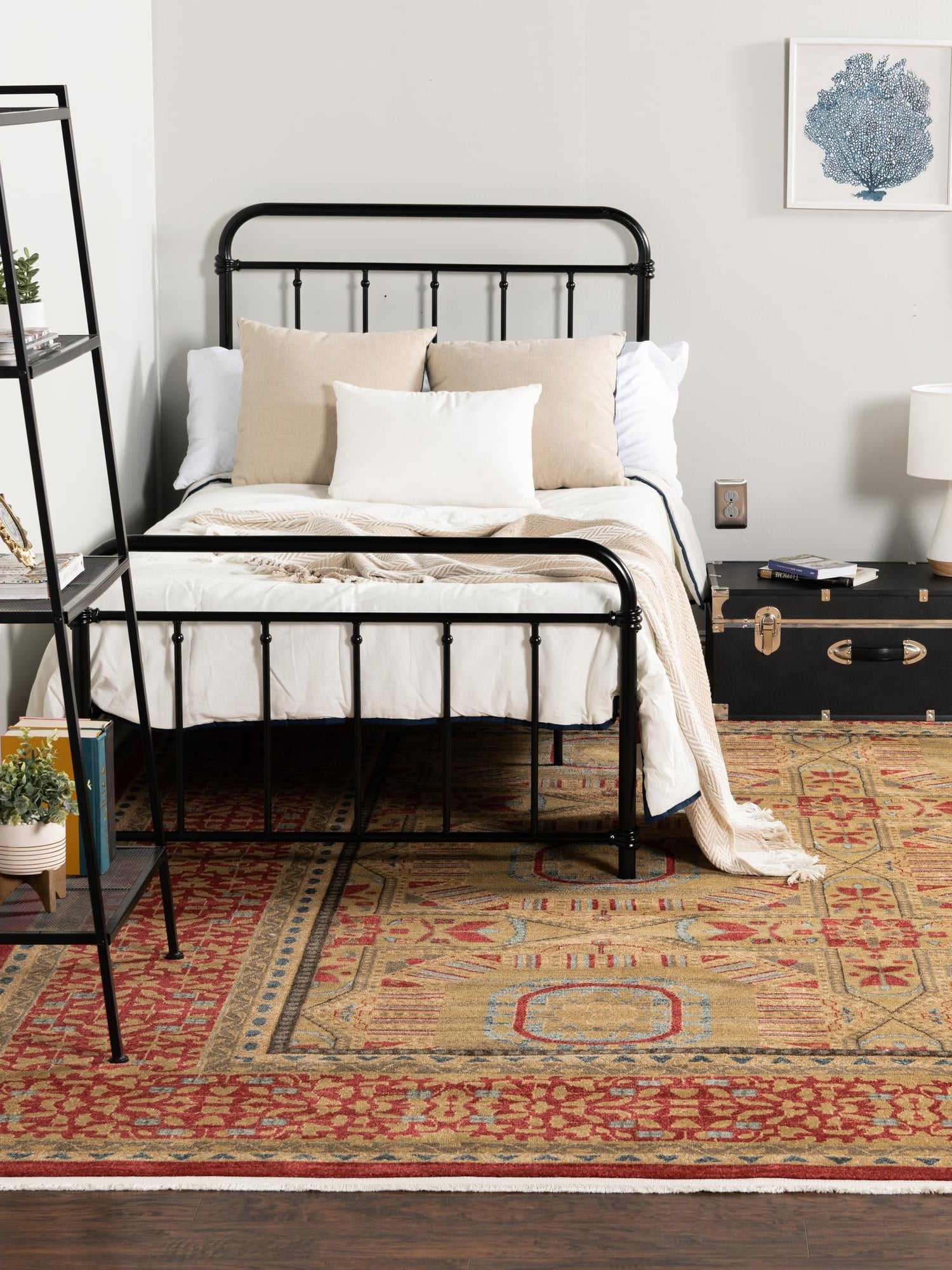 Red 2' x 3' 1 Palace Rectangle Area Rug