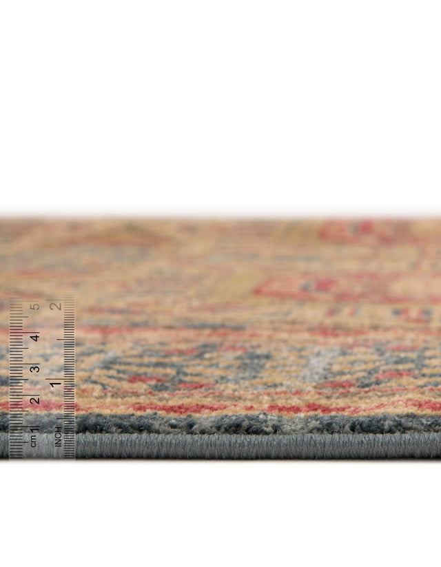 Blue 3' 3 x 3' 3 Palace Round Area Rug