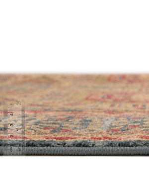 Blue 6' 1 x 6' 1 Palace Round Area Rug