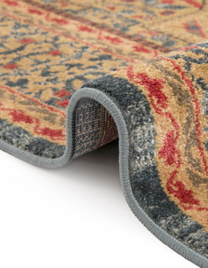 Blue 3' 3 x 3' 3 Palace Round Area Rug