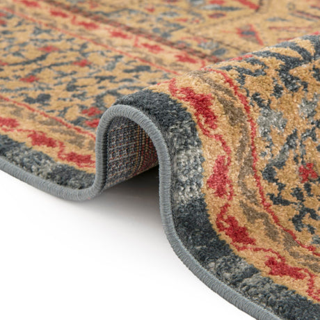 Blue 2' x 3' 1 Palace Rectangle Area Rug Traditional Motif Design 100% Polypropylene Majestic Carpet for Elegant Interior Decorating for Sale at Rug Engine