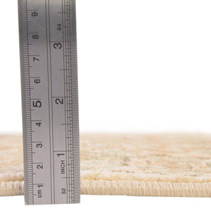 Cream 3' 3 x 5' 3 Palace Rectangle Area Rug