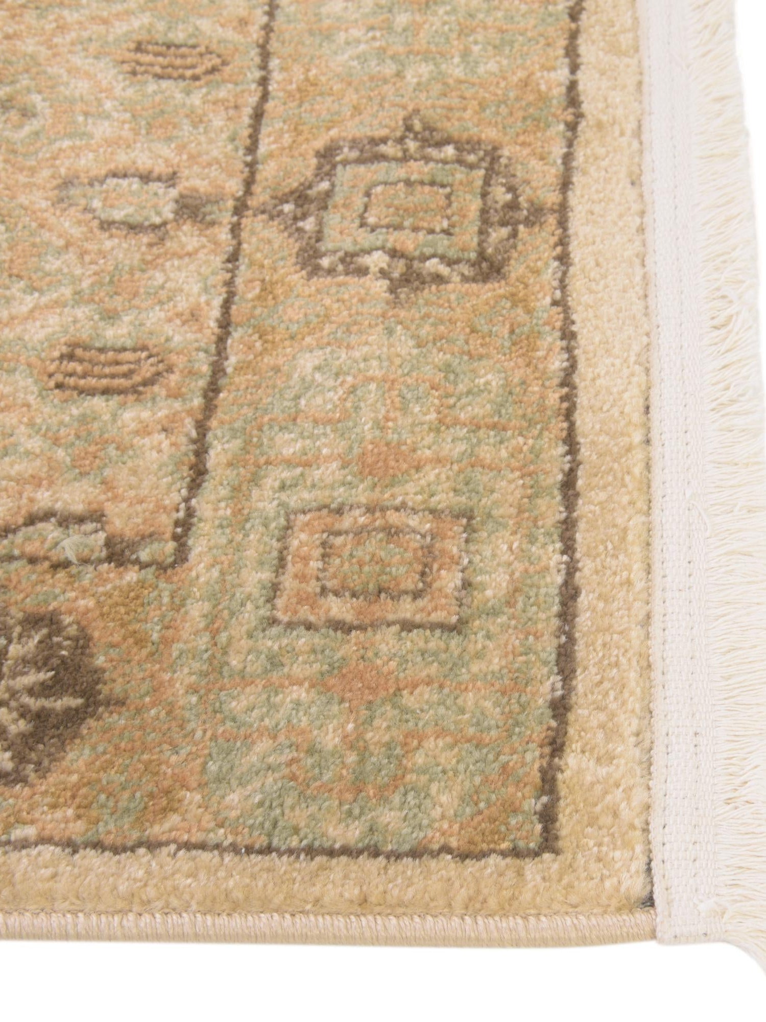 Cream 6' 1 x 9' Palace Rectangle Area Rug