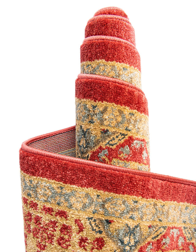 Red 2' x 3' Palace Rectangle Area Rug