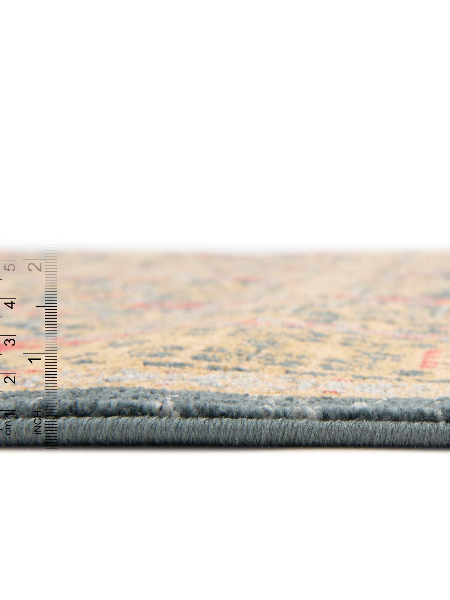 Navy Blue 9' x 12' Palace Rectangle Area Rug