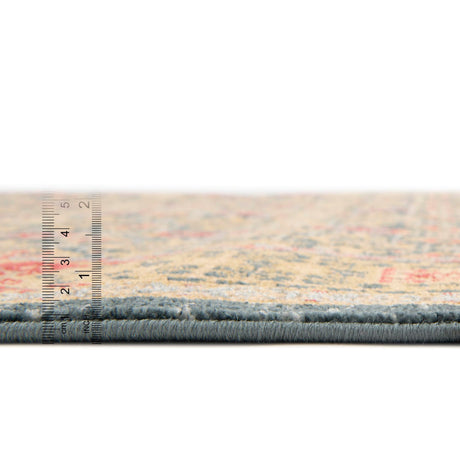 Navy Blue 5' 1 x 8' Palace Rectangle Area Rug Traditional Motif Design 100% Polypropylene Majestic Carpet for Elegant Interior Decorating for Sale at Rug Engine