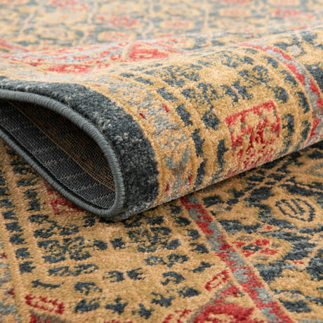 Navy Blue 3' 1 x 5' 3 Palace Rectangle Area Rug Traditional Motif Design 100% Polypropylene Majestic Carpet for Elegant Interior Decorating for Sale at Rug Engine
