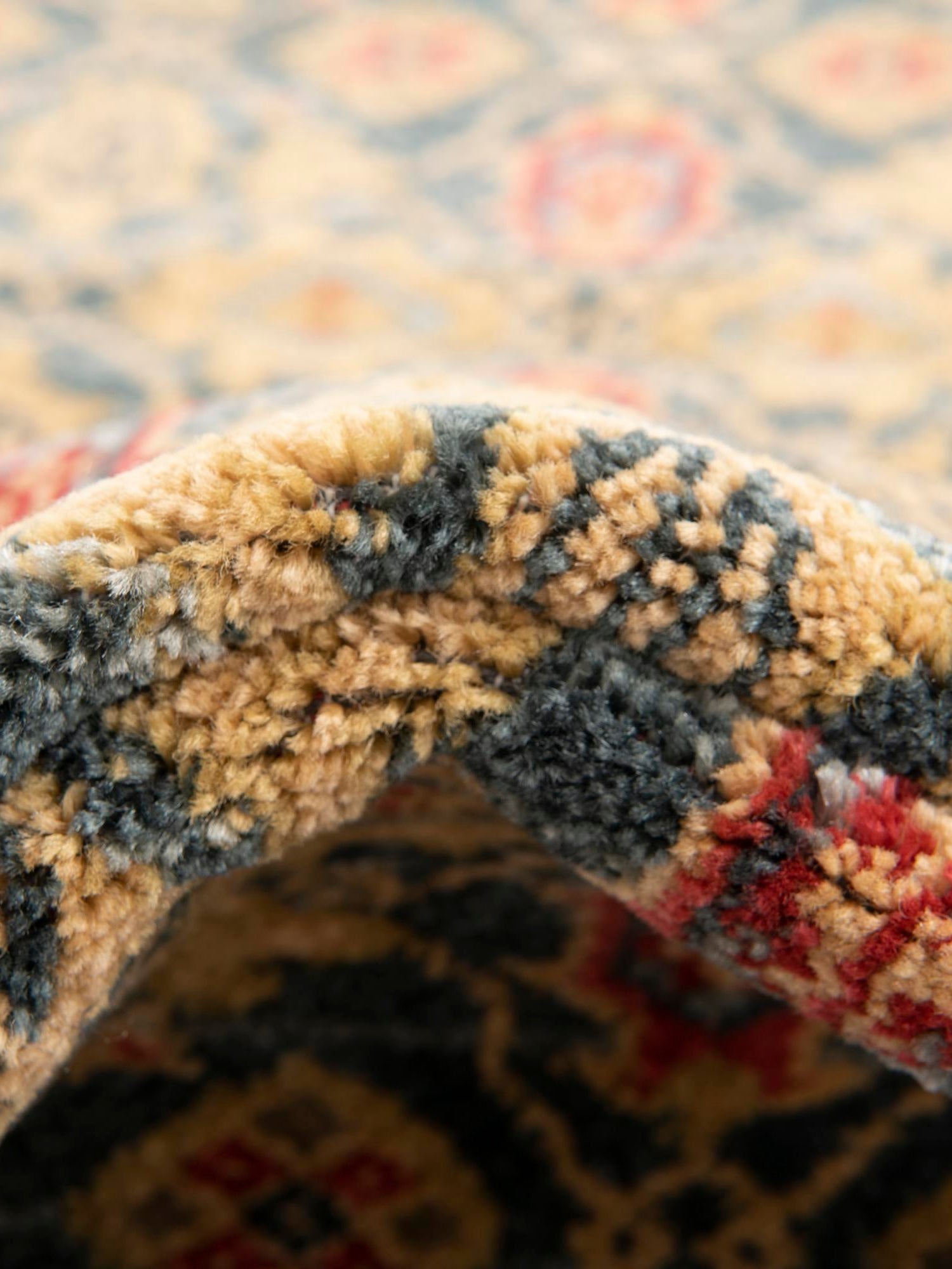 Navy Blue 2' x 3' 1 Palace Rectangle Area Rug