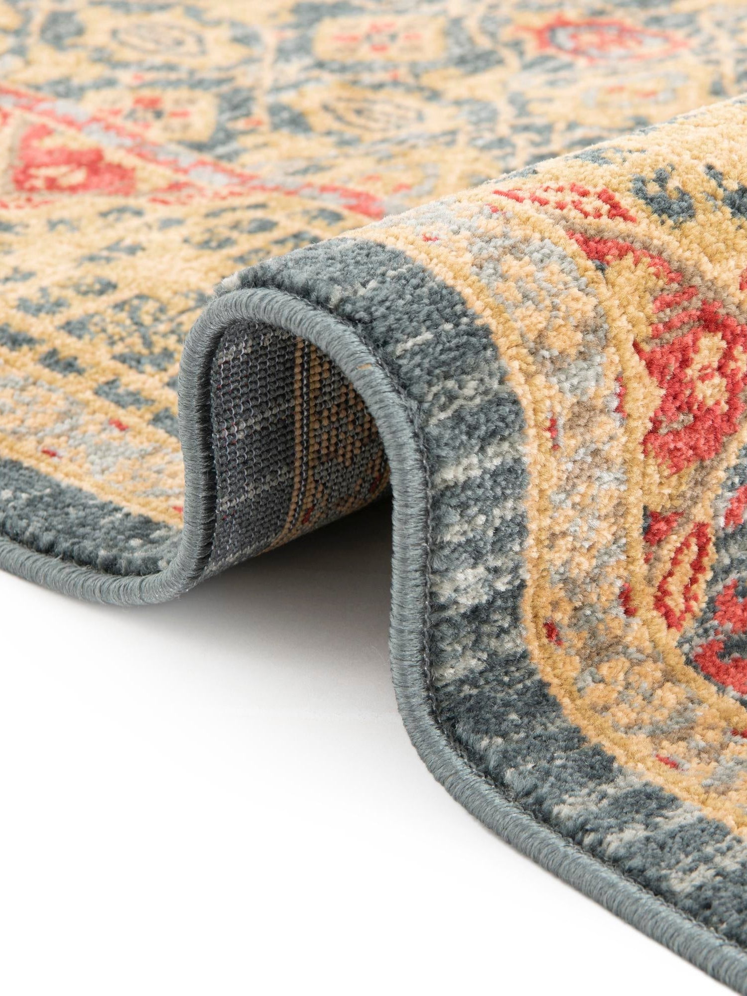 Navy Blue 3' 1 x 5' 3 Palace Rectangle Area Rug