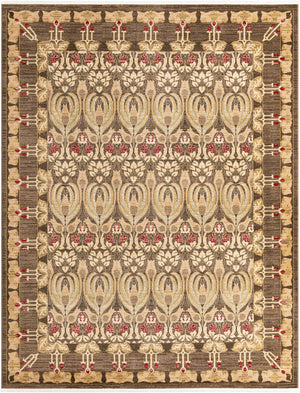 Brown 8' x 10' Edinburgh Rectangle Area Rug 100% Polypropylene Easy Clean With Cotton Backing Traditional Classic Design Carpet for Living, Dining Room, Office for Sale at Rug Engine