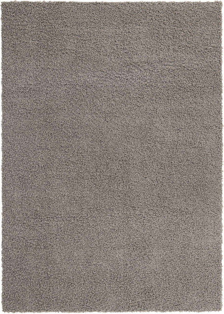 Cloud Gray 7' 1 x 10' Solid Shag Rectangle Area Rug Thick Soft Touch Fluffy & Plush Shaggy Pile