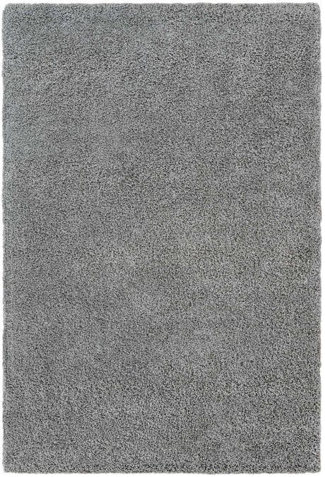 Cloud Gray 6' 1 x 9' Solid Shag Rectangle Rug