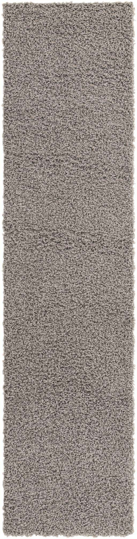 Cloud Gray 2' 7 x 10' Solid Shag Runner Area Rug Thick Soft Touch Fluffy & Plush Shaggy Pile