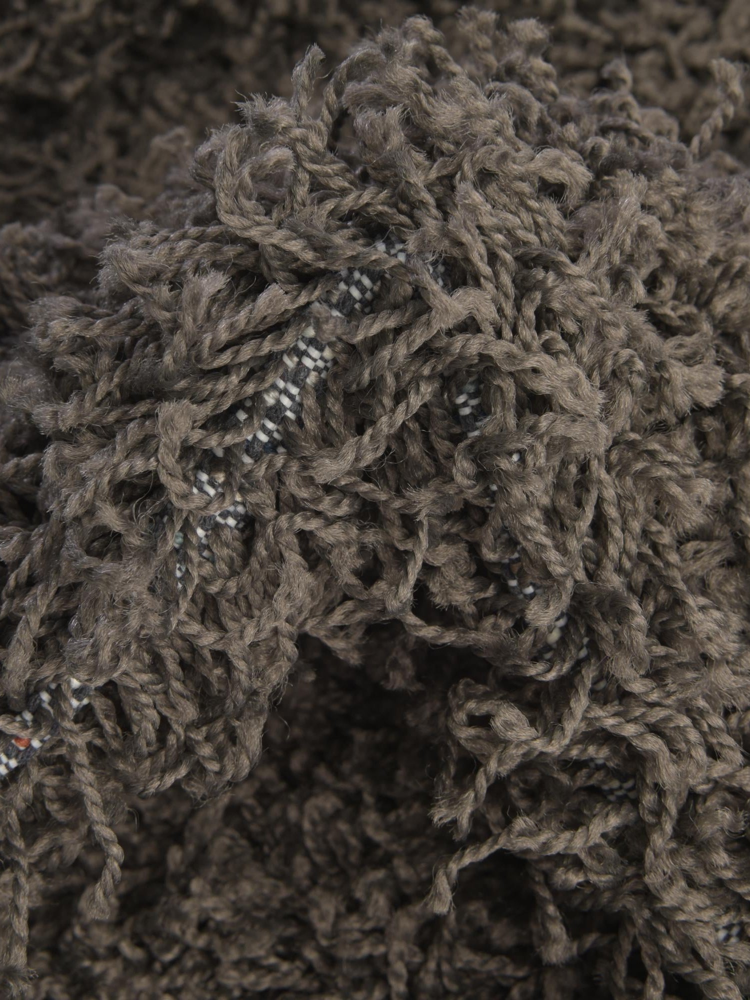 Graphite Gray 7' 10 x 10' Solid Shag Rectangle Area Rug Thick Soft Touch Fluffy & Plush Shaggy Pile Discounted Clearance Final Sale