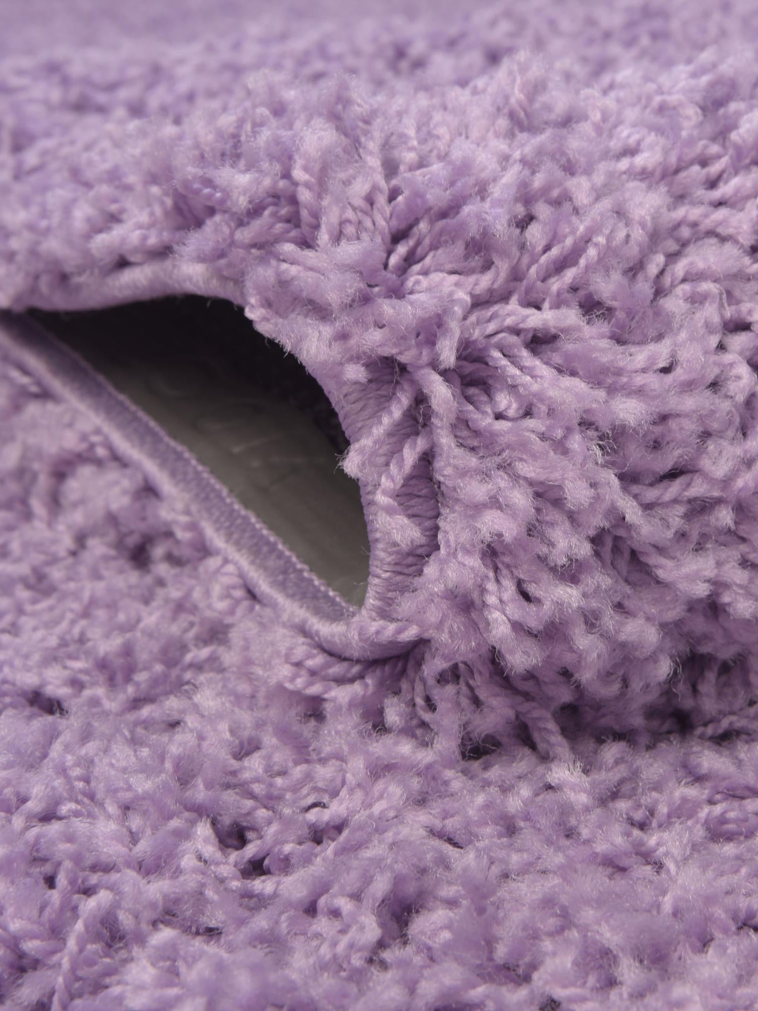 Lilac 7' 10 x 10' Solid Shag Rectangle Area Rug Thick Soft Touch Fluffy & Plush Shaggy Pile Durable Minimalist Carpet for Classic Interior Design for Sale at Rug Engine