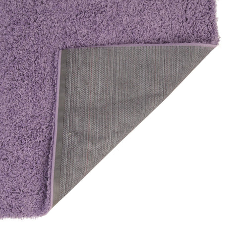 Lilac 3' 1 x 5' 3 Solid Shag Rectangle Area Rug Thick Soft Touch Fluffy & Plush Shaggy Pile Durable Minimalist Carpet for Classic Interior Design for Sale at Rug Engine