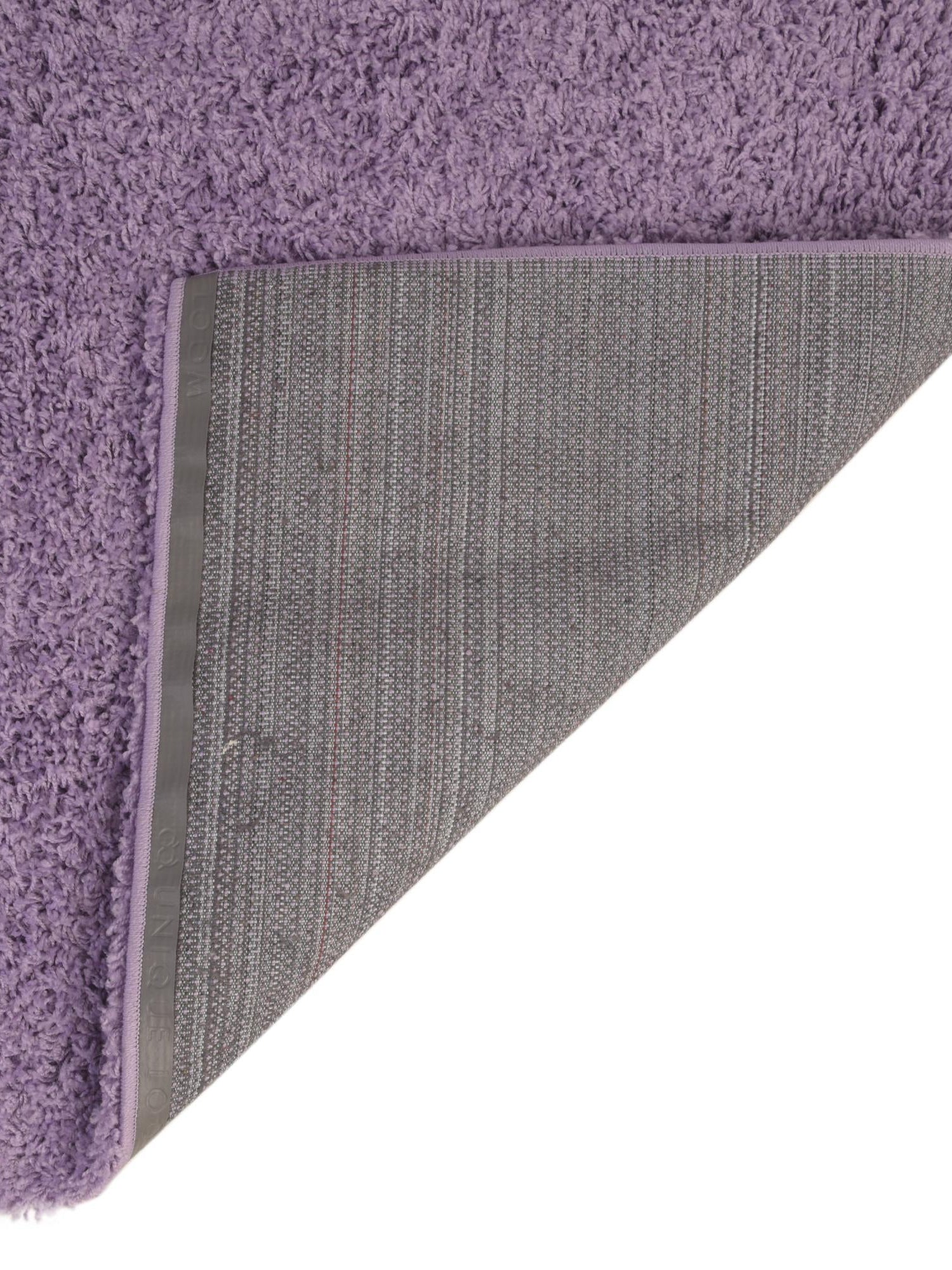 Lilac 5' 3 x 8' Solid Shag Rectangle Area Rug Thick Soft Touch Fluffy & Plush Shaggy Pile Durable Minimalist Carpet for Classic Interior Design for Sale at Rug Engine