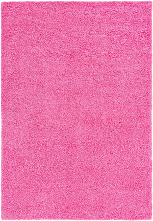 Taffy Pink 7' 1 x 10' Solid Shag Rectangle Rug