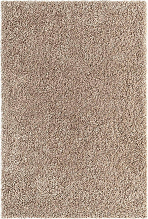 Taupe 6' 1 x 9' Solid Shag Rectangle Rug