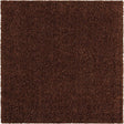 Chocolate Brown 7' 10 x 7' 10 Solid Shag Square Area Rug Thick Soft Touch Fluffy & Plush Shaggy Pile