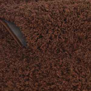 Chocolate Brown 2' x 3' 1 Solid Shag Rectangle Rug