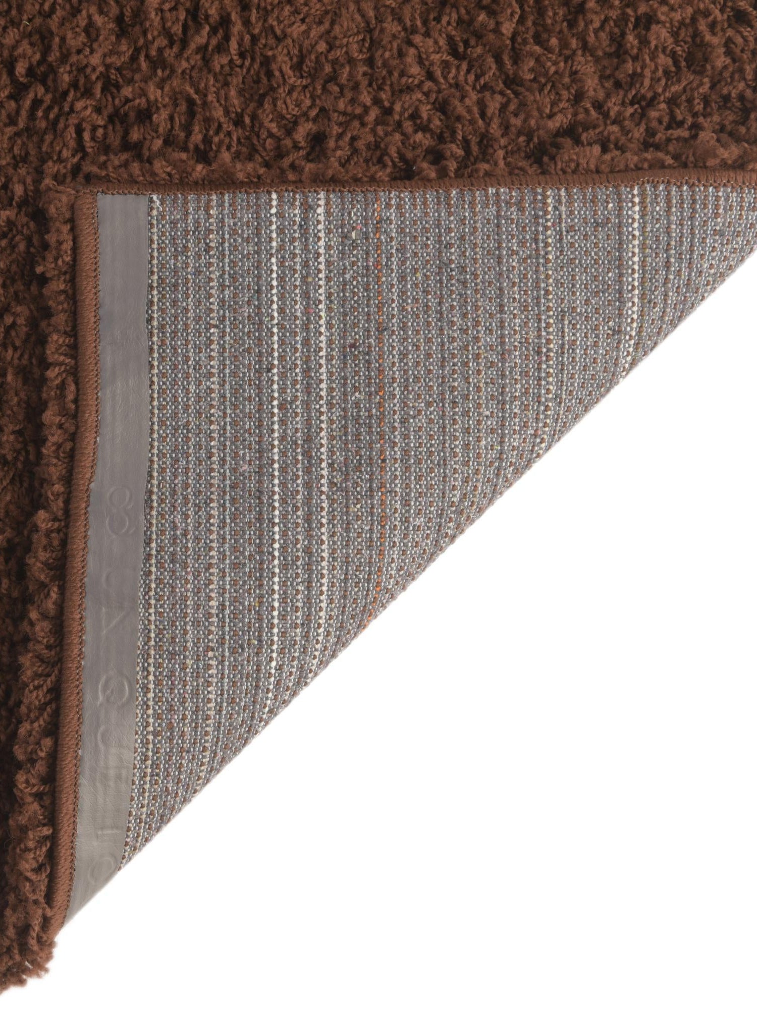 Chocolate Brown 4' 1 x 6' 1 Solid Shag Rectangle Area Rug Thick Soft Touch Fluffy & Plush Shaggy Pile Durable Minimalist Carpet for Classic Interior Design for Sale at Rug Engine