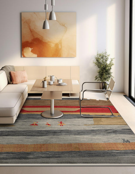 Blue 6' 1 x 6' 1 Fars Square Area Rug 100% Polypropylene Unique Traditional Carpet for Classical Living, Dining Room & Office Spaces for Sale at Rug Engine