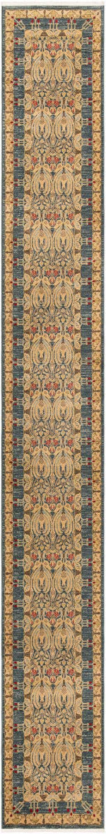 Navy Blue 2' 7 x 19' 8 Edinburgh Runner Area Rug 100% Polypropylene Easy Clean With Cotton Backing Traditional Classic Design Carpet for Living, Dining Room, Office for Sale at Rug Engine