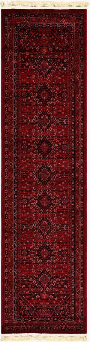 Red 2' 7 x 10' Tekke Runner Area Rug Classic Traditional Vintage Design Carpet for Living Rooms, Dining, Bedrooms, Office Space for Sale at Rug Engine