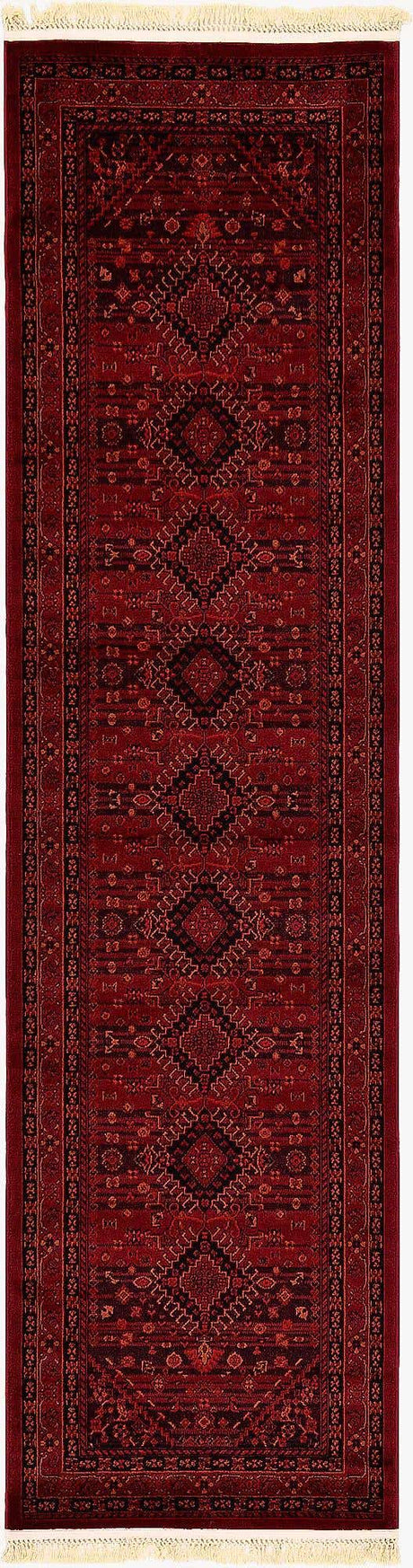 Red 2' 7 x 10' Tekke Runner Area Rug Classic Traditional Vintage Design Carpet for Living Rooms, Dining, Bedrooms, Office Space for Sale at Rug Engine