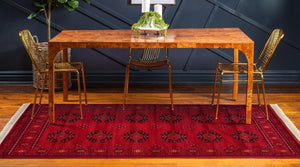 Red 6' 1 x 9' Tekke Rectangle Rug