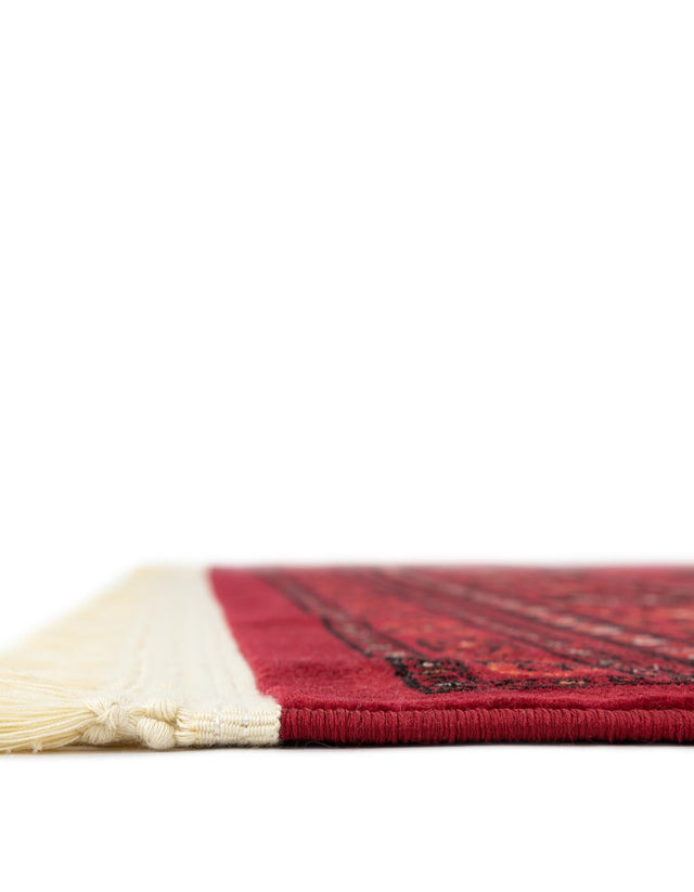 Red 3' 1 x 5' 3 Tekke Rectangle Area Rug Classic Traditional Vintage Design Carpet for Living Rooms, Dining, Bedrooms, Office Space for Sale at Rug Engine