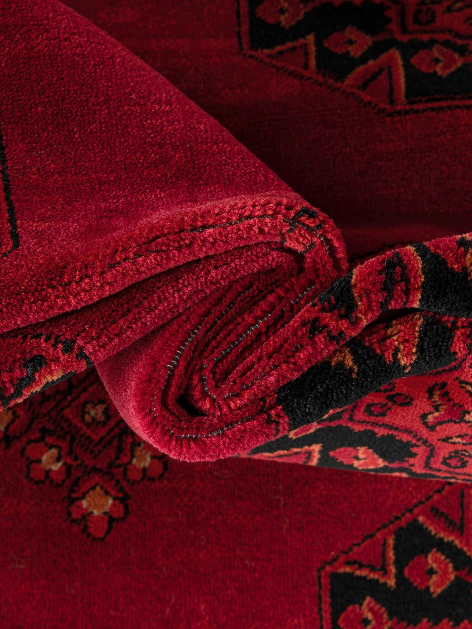 Red 4' 1 x 6' 1 Tekke Rectangle Area Rug Classic Traditional Vintage Design Carpet for Living Rooms, Dining, Bedrooms, Office Space for Sale at Rug Engine