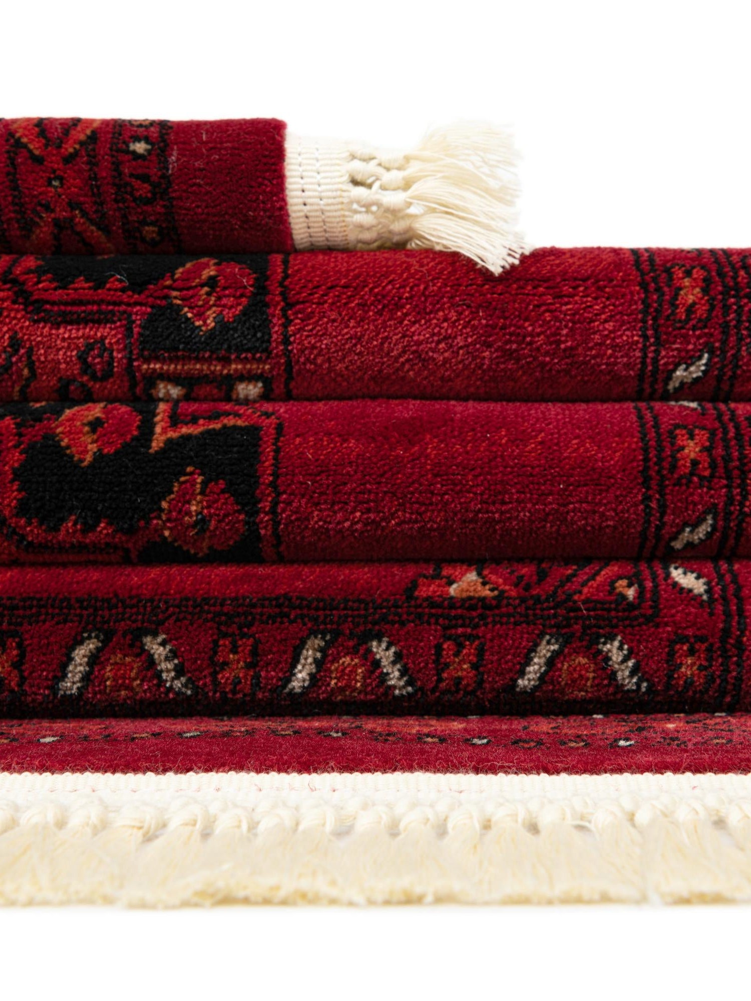 Red 7' 1 x 10' Tekke Rectangle Area Rug Classic Traditional Vintage Design Carpet for Living Rooms, Dining, Bedrooms, Office Space for Sale at Rug Engine