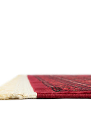 Red 2' x 6' 1 Tekke Runner Area Rug Classic Traditional Vintage Design Carpet for Living Rooms, Dining, Bedrooms, Office Space for Sale at Rug Engine