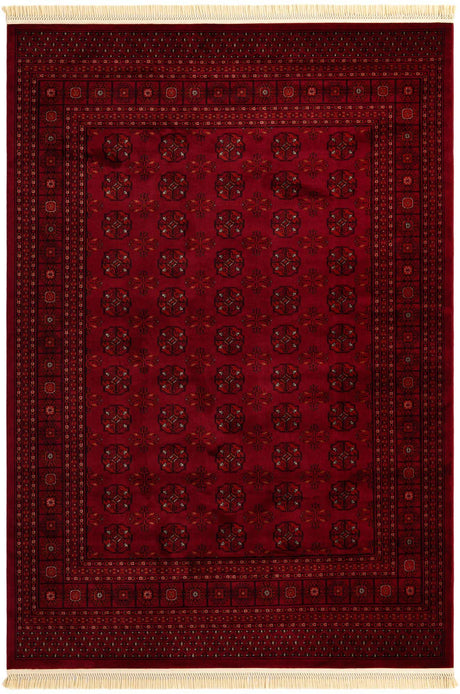 Red 7' 1 x 10' Tekke Rectangle Area Rug Classic Traditional Vintage Design Carpet for Living Rooms, Dining, Bedrooms, Office Space for Sale at Rug Engine