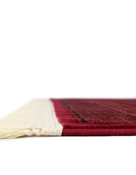 Red 9' x 12' Tekke Rectangle Area Rug Classic Traditional Vintage Design Carpet for Living Rooms, Dining, Bedrooms, Office Space for Sale at Rug Engine