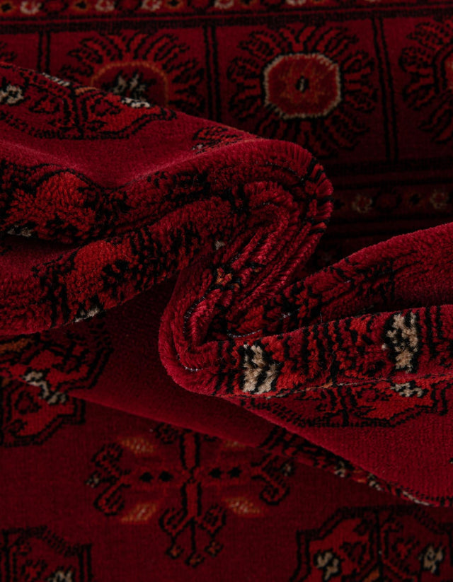Red 7' 10 x 10' Tekke Rectangle Area Rug Classic Traditional Vintage Design Carpet for Living Rooms, Dining, Bedrooms, Office Space for Sale at Rug Engine