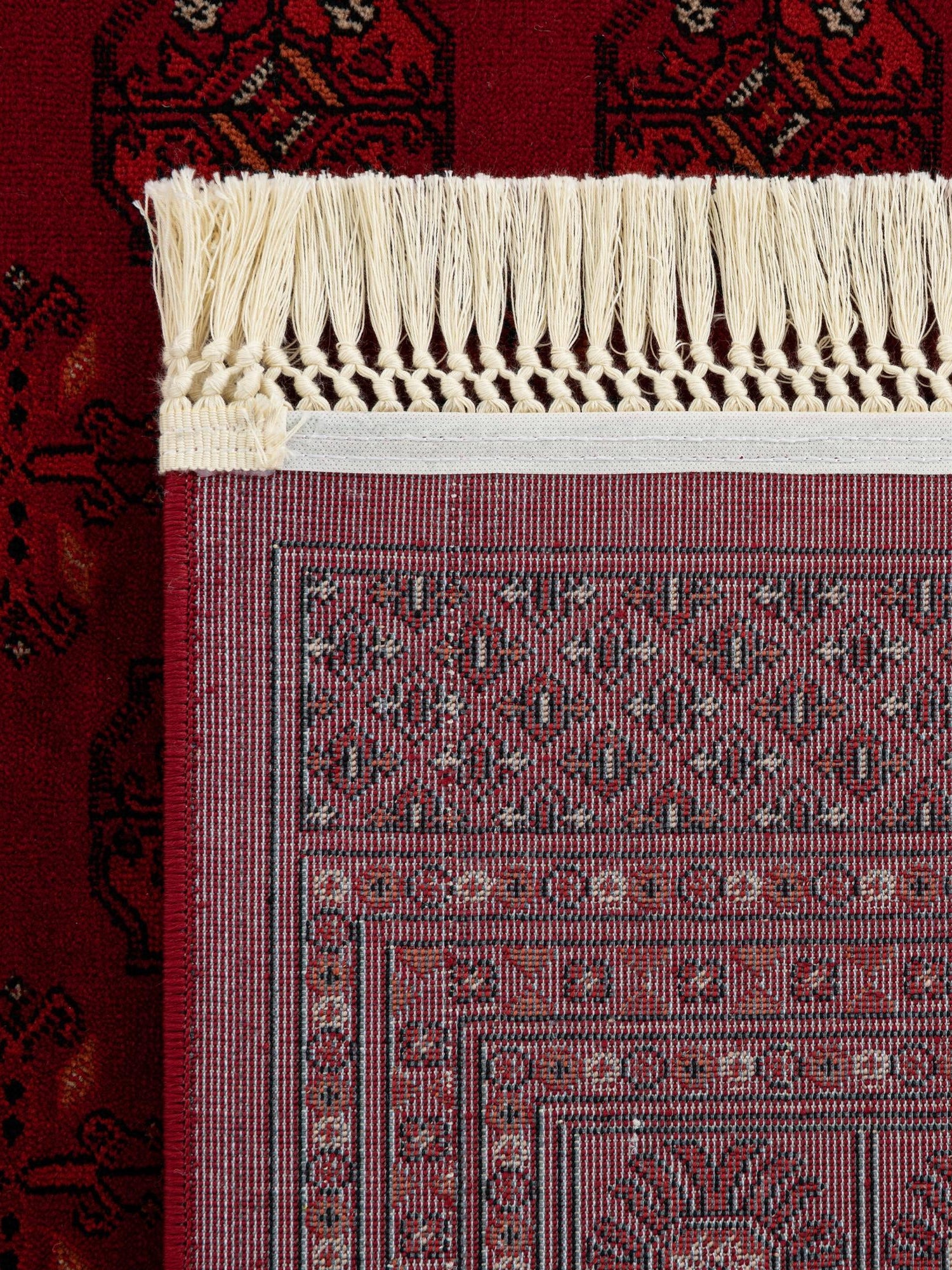 Red 2' x 3' 1 Tekke Rectangle Area Rug Classic Traditional Vintage Design Carpet for Living Rooms, Dining, Bedrooms, Office Space for Sale at Rug Engine