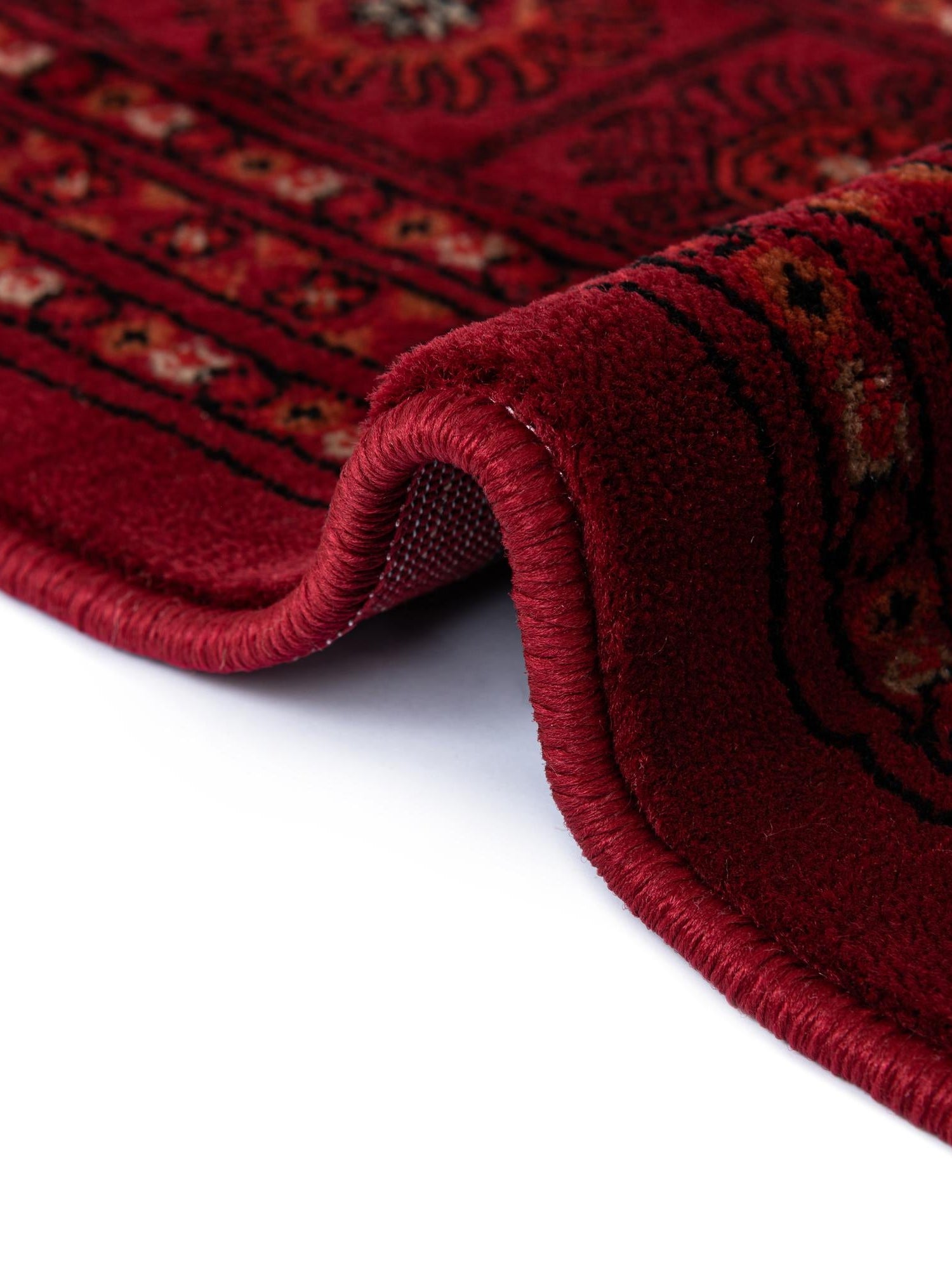 Red 7' 10 x 10' Tekke Rectangle Area Rug Classic Traditional Vintage Design Carpet for Living Rooms, Dining, Bedrooms, Office Space for Sale at Rug Engine