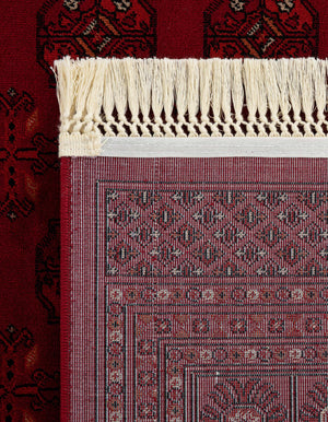 Red 2' x 6' 1 Tekke Runner Area Rug Classic Traditional Vintage Design Carpet for Living Rooms, Dining, Bedrooms, Office Space for Sale at Rug Engine